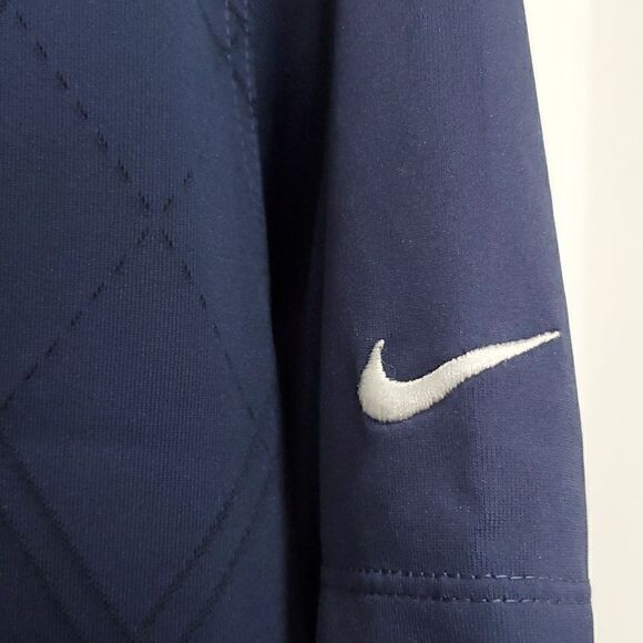 NikeGolf Mens navy blue polo, Size Large - Picture 2 of 6